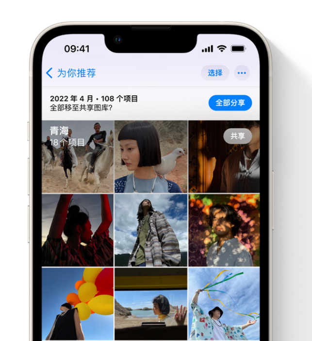 济宁苹果维修网点分享在 iPhone 上使用共享图库 