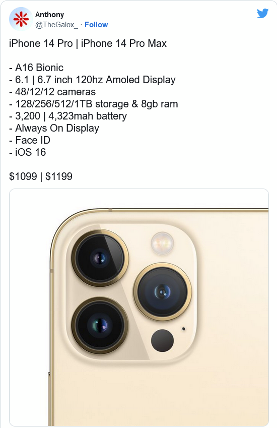 济宁苹果14维修分享iPhone 14全系涨价 
